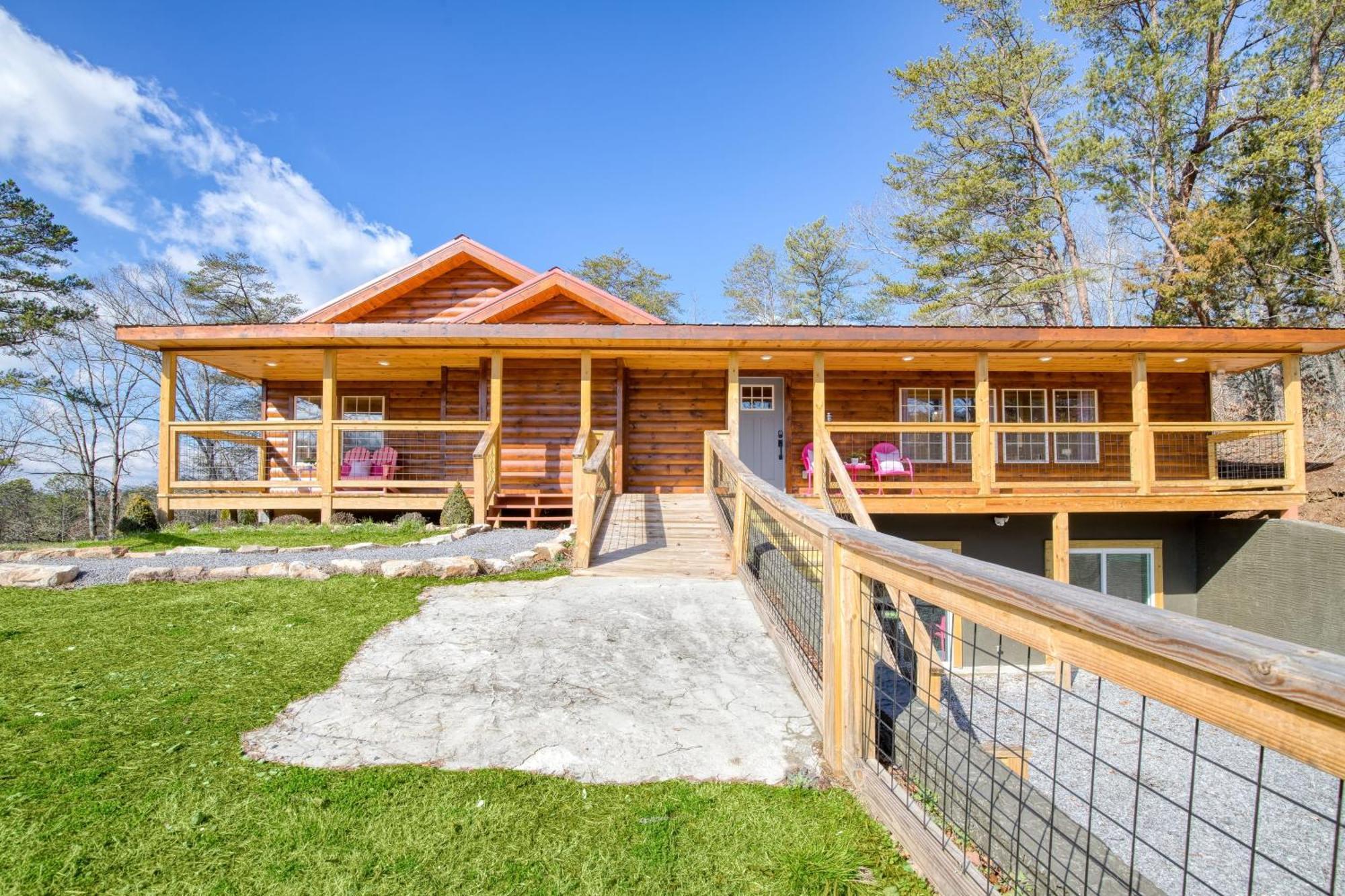 Pink Pines Avantstay Luxury Aesthetic Dream Home Indoor Pool Hot Tub Pigeon Forge Zewnętrze zdjęcie